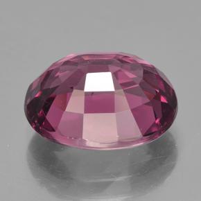 Granate rodolita Rojo frambuesa natural de 4.76 ct, Corte Óvalo, VS