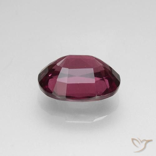 Granate rodolita Púrpura oscuro natural de 2.06 ct, Ovalada, VS