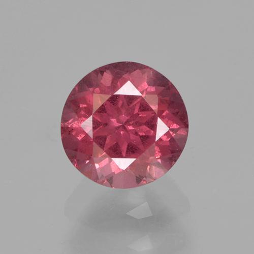 Granate rodolita rosa natural de 0,90 ct, corte redondo, VS