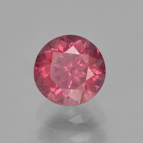 Granate rodolita rosa natural de 0,90 ct, corte redondo, VS