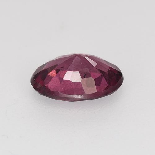 Granate rodolita rojo natural de 0,95 ct, corte óvalo, VS