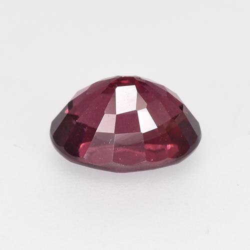 Granate rodolita rojo natural de 1,37 ct, corte óvalo, VS