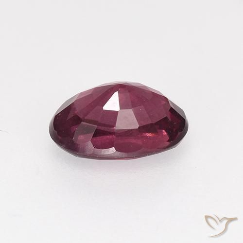 Granate rodolita Rojo púrpura natural de 1.06 ct, Ovalada, VS
