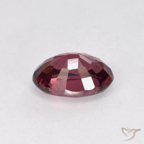 Granate rodolita Rojo púrpura natural de 1.07 ct, Ovalada, VS