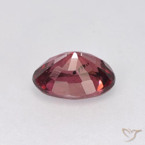 Granate rodolita Rojo frambuesa natural de 1.09 ct, Ovalada, VS