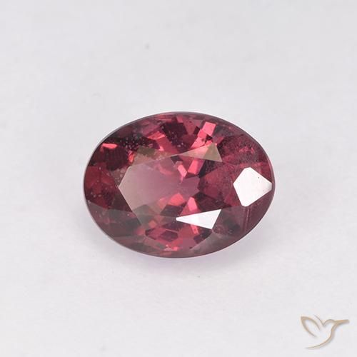 Granate rodolita Rojo medio natural de 1.03 ct, Ovalada, VS