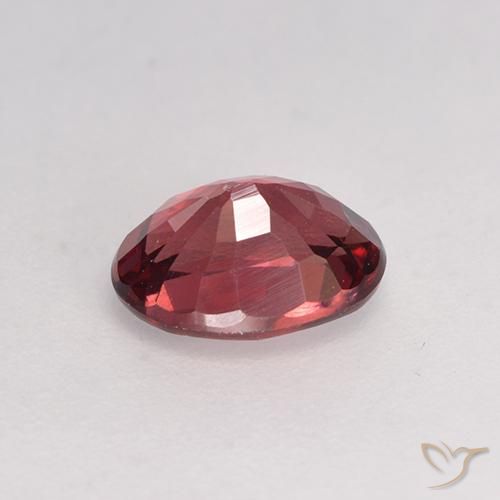 Granate rodolita Rojo oscuro natural de 1.07 ct, Ovalada, VS