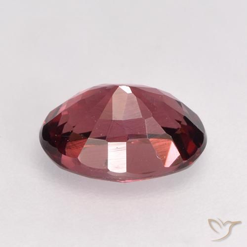 Granate rodolita Rojo oscuro natural de 1.12 ct, Ovalada, VS