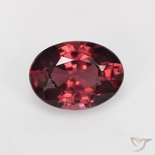 1.04ct Natural Rojo vino Granate Rodolita, Ovalada, VS