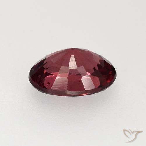 Granate rodolita Rojo vino natural de 1.04 ct, Ovalada, VS