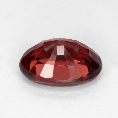 Granate rodolita Rojo oscuro natural de 1.11 ct, Corte Óvalo, VVS-VS