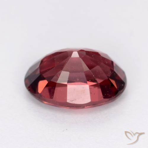 Granate rodolita Rojo oscuro natural de 1.15 ct, Ovalada, VS