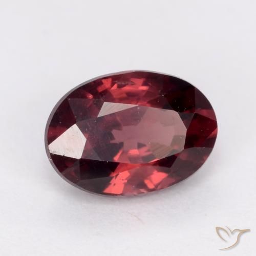 Granate rodolita Rojo medio natural de 1.03 ct, Ovalada, VS