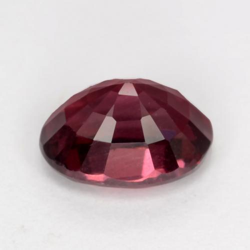 Granate rodolita Rojo frambuesa natural de 1.27 ct, Corte Óvalo, VS