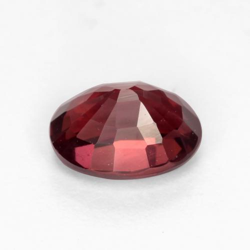 Granate rodolita rojo natural de 1,10 ct, corte óvalo, VS