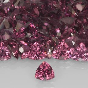 Granate rodolita púrpura natural de 0,51 ct, trillón, VS