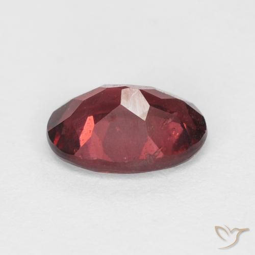 Granate rodolita Rojo escarlata natural de 1.02 ct, Ovalada, VS-SI