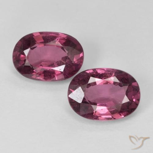 2.12ctw Natural Magenta intenso Granate Rodolita, Ovalada, VS
