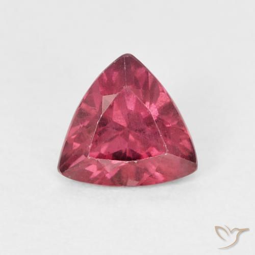 0.60ct Natural Rojo medio Granate Rodolita, Trillón, VS