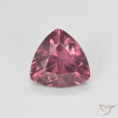 0.57ct Natural Rojo oscuro Granate rodolita, Trillón, VS