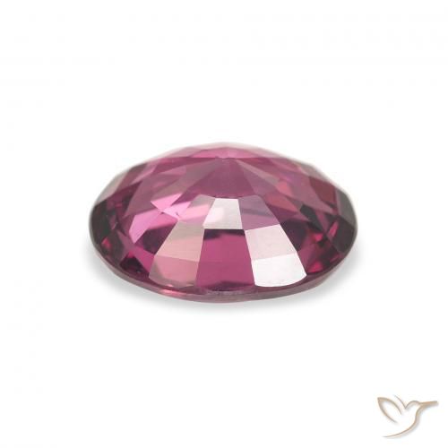 Granate rodolita Púrpura medio natural de 2.03 ct, Ovalada, VVS-VS