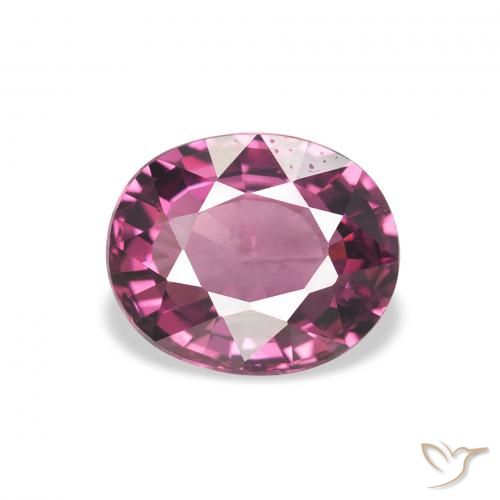 2.07ct Natural Rojo frambuesa Granate Rodolita, Ovalada, VVS-VS