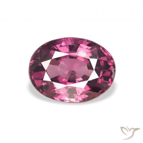 2.32ct Natural Rojo frambuesa Granate Rodolita, Ovalada, VVS-VS