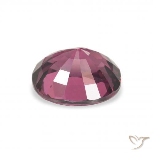 Granate rodolita Púrpura medio natural de 2.31 ct, Ovalada, VVS-VS