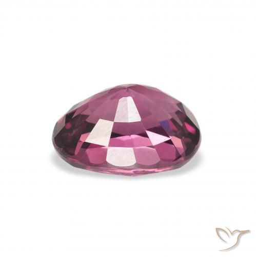 Granate rodolita Púrpura medio natural de 1.96 ct, Ovalada, VVS