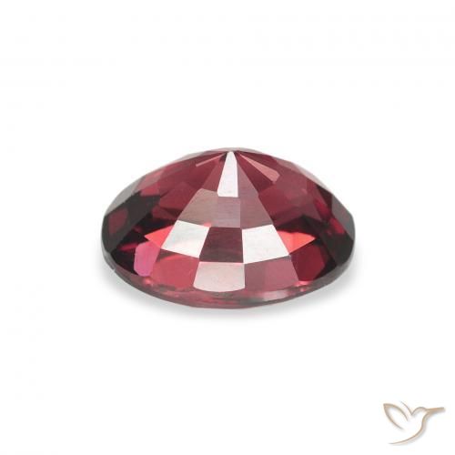Granate rodolita Rojo intenso natural de 2.08 ct, Ovalada, VS