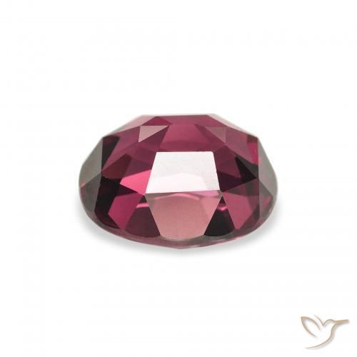 Granate rodolita Púrpura rojizo natural de 2.78 ct, Ovalada, VVS