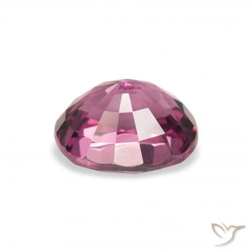 Granate rodolita Púrpura rosado natural de 2.05 ct, Ovalada, VVS