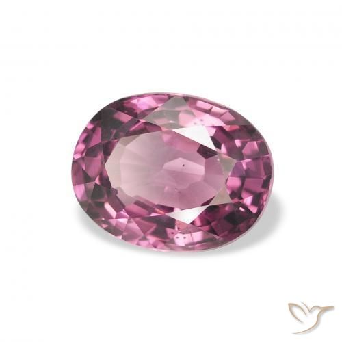 Granate rodolita Medium Dark-Purple natural de 2.16 ct, Ovalada, VS