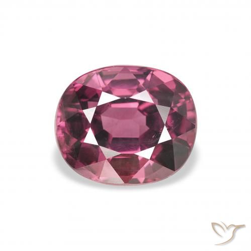 2.27ct Natural Púrpura medio Granate Rodolita, Ovalada, VS