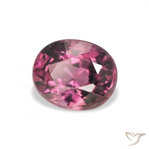 Granate rodolita Púrpura baya rosado natural de 2.02 ct, Ovalada, VS