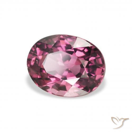 Granate rodolita Medium Dark-Purple natural de 2.09 ct, Ovalada, VS