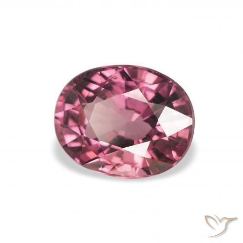 Granate rodolita Púrpura baya rosado natural de 2.02 ct, Ovalada, VS