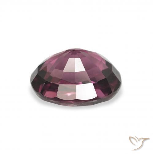 Granate rodolita Púrpura medio natural de 2.28 ct, Ovalada, VS