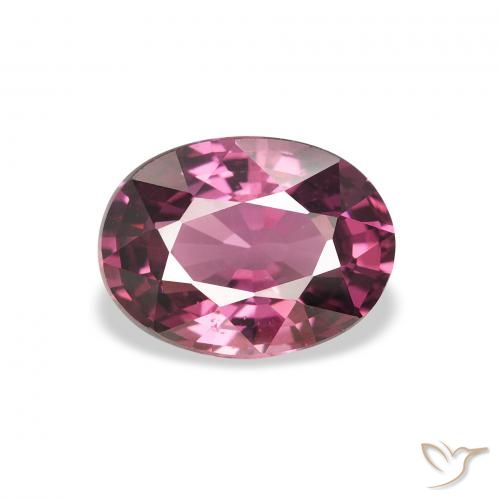 2.00ct Natural Rosado magenta Granate Rodolita, Ovalada, VS