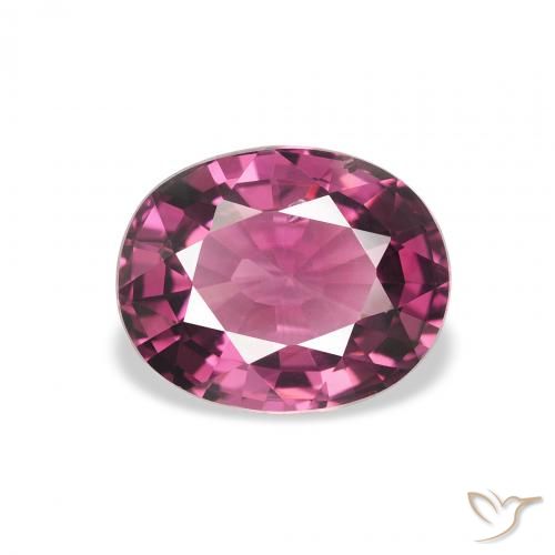 2.47ct Natural Rosado magenta Granate Rodolita, Ovalada, VS