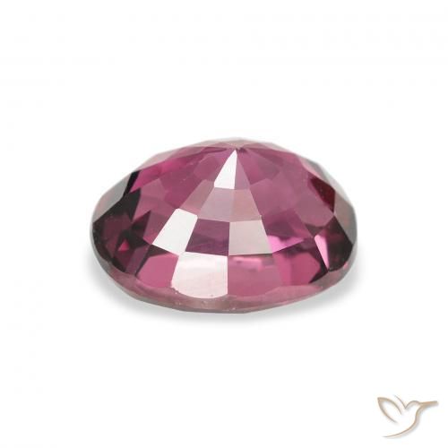 Granate rodolita Púrpura medio natural de 2.63 ct, Ovalada, VS
