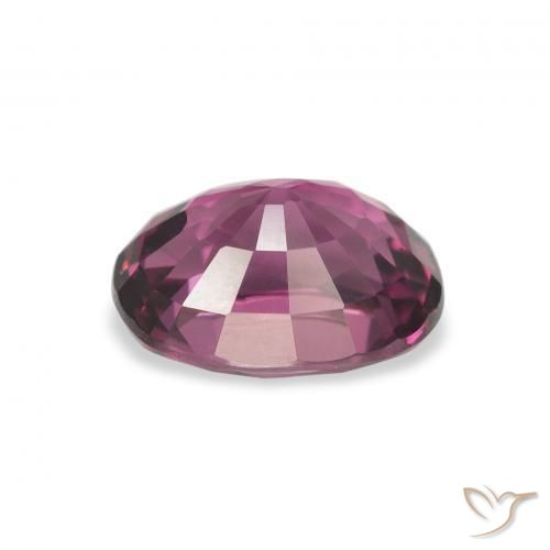 Granate rodolita Púrpura baya rosado natural de 2.41 ct, Ovalada, VS