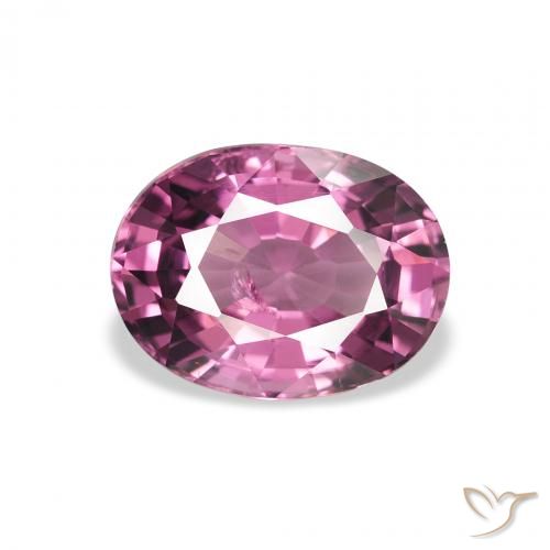 2.40ct Natural Púrpura intenso Granate Rodolita, Ovalada, VS
