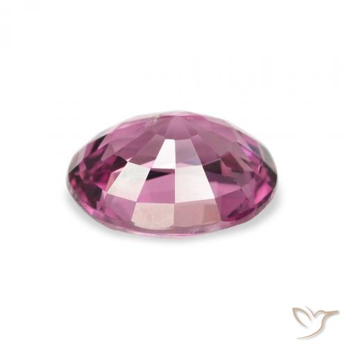 Granate rodolita Púrpura intenso natural de 2.40 ct, Ovalada, VS