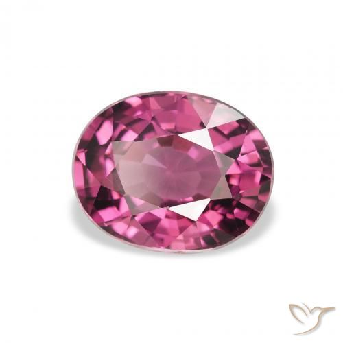 Granate rodolita Púrpura baya rosado natural de 2.34 ct, Ovalada, VS