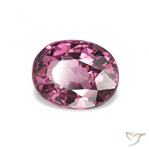 Granate rodolita Uva natural de 1.11 ct, Ovalada, VS