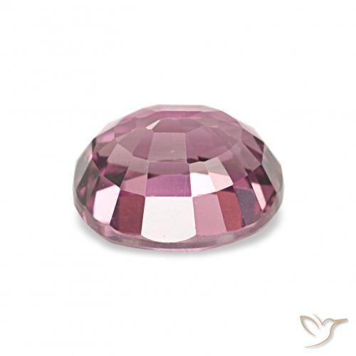 Granate rodolita Púrpura rosado natural de 1.33 ct, Ovalada, VS