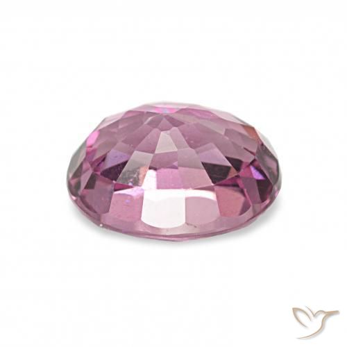 Granate rodolita Rosado magenta medio natural de 1.07 ct, Ovalada, VS