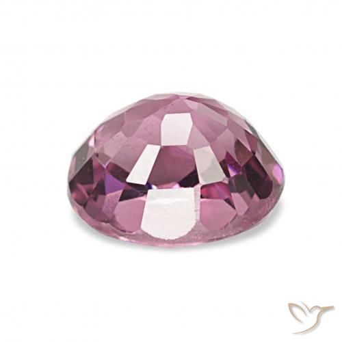 Granate rodolita Púrpura medio natural de 1.73 ct, Ovalada, VVS-VS