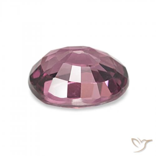 Granate rodolita Púrpura medio natural de 1.89 ct, Ovalada, VVS-VS